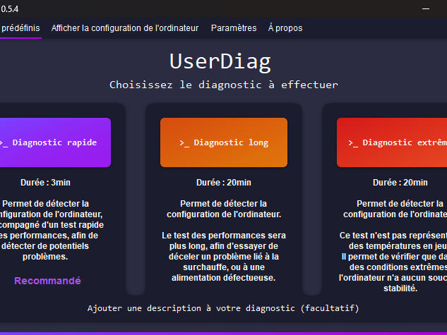 userdiag